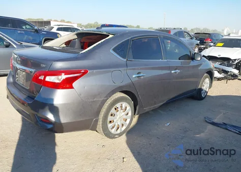 2017 Nissan Sentra Sv from USA, damaged, VIN 3N1AB7APXHL709166